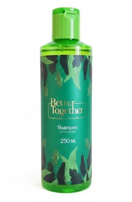 Better Together Shampoo Hidratante Pet Vegano, Cruelty Free, Fortalecimento e Proteção para a Pelagem, 250ml